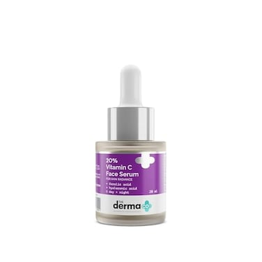 The Derma Co 20 Vitamin C Face Serum Serum for All Skin Types Lightweight and Non greasy Formula 068 Fl Oz20ml