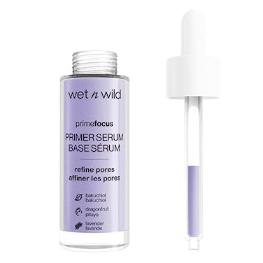 wet n wild Prime Focus Pore Minimizing Facial Serum Primer Makeup Extending Improves Skin Texture Hydrating Exfoliating Retinol Alternative
