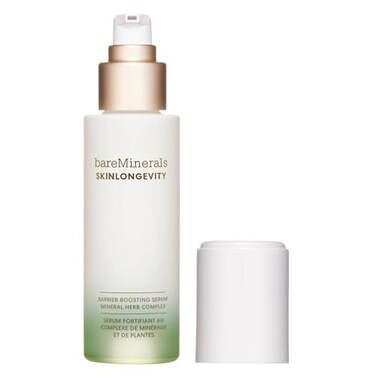 bareMinerals SKINLONGEVITY Barrier Boosting Serum Hydrating Face Serum with Niacinamide Strengthens Skin Barrier Improves Texture Suitable for All Skin Types 30ml
