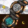A ALPS A ALPHA Boys Digital Sport Watch Waterproof Alarm Calendar Analog for 315 Year Olds Rubber Band LED Display Multifunctional Chronograph