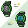 A ALPS Boys Digital Sport Watch with Alarm Waterproof Shockproof Rubber Band 315 Years