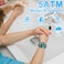 PROKING Kids Analog Watch for Girls 518 Years with Soft TPU Strap 5ATM Waterproof BlackGreen Face 1013