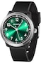 PROKING Kids Analog Watch for Girls 518 Years with Soft TPU Strap 5ATM Waterproof BlackGreen Face 1013