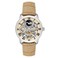 Thomas Earnshaw Mens 44mm Longitude Automatic Skeleton Chicory Brown Watch with Leather Strap ES80060D