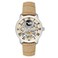 Thomas Earnshaw Mens 44mm Longitude Automatic Skeleton Chicory Brown Watch with Leather Strap ES80060D