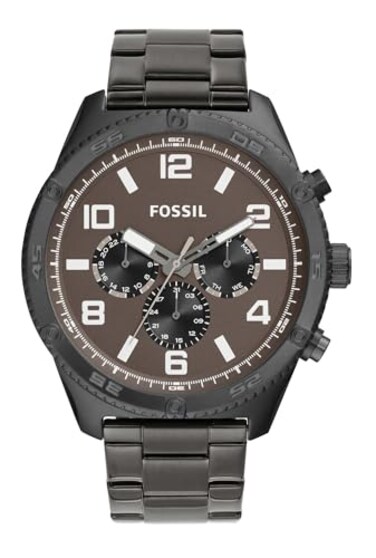 Fossil Brox Multifunction Smoke Stainless Steel Watch