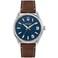 Bulova Marc Anthony Sport Strap Quartz Watch Stainless Steel Sapphire Crystal Blue and Brown