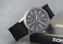 Lancardo Simplicity Analog Quartz Watch with Woven Nylon Band Luminous Hand Military Time 24H Black for Men
