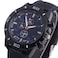 LsvtrUS Mens GT Racer Sport Watch Military Pilot Aviator Army Style Black Silicone Mens Watch