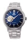 Orient Mens Analogue Automatic Watch with Stainless Steel Strap RAAG0028L10B Steel Blue Bracelet