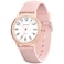 Beeasy Waterproof Nurse Watch 38mm Analog Watch with 1224 Time Easy Read Luminous Dial Soft Silicone Band for Comfort Silent Second Hand Nursing Watch for Student Nurses Doctors