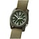 BERTUCCI DX3 Field Watch Olive Dial and Forest Nylon Band Matte Finish 4 Year Battery Life 50 M Water Resistance