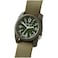 BERTUCCI DX3 Field Watch Olive Dial and Forest Nylon Band Matte Finish 4 Year Battery Life 50 M Water Resistance