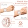 PROKING Waterproof Nurse Watch for Medical ProfessionalsWomen Men 24 Hour with Second Hand Night Light Military Time Easy to Read Dial Soft and Breathable Silicone Band Pink