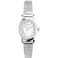 Timex Womens Cavatina 18mm Watch SilverTone Expansion Band Mother of Pearl Dial SilverTone Case