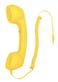 YTYKINOY Retro 35mm Telephone Handset Cell Phone Receiver Mic Microphone Speaker for iPhone iPad Mobile Phones Cellphone Smartphone Yellow