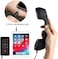YTYKINOY Retro 35mm Telephone Handset Cell Phone Receiver Mic Microphone Speaker for iPhone iPad Mobile Phones Cellphone Smartphone Yellow