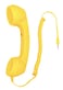 YTYKINOY Retro 35mm Telephone Handset Cell Phone Receiver Mic Microphone Speaker for iPhone iPad Mobile Phones Cellphone Smartphone Yellow