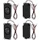DWEII 4 PCS Speaker 3 Watt 8 Ohm Mini Speaker 8ohm 3w Loundspeaker Micro Speaker for Arduino with JSTPH20 Interface for Small Electronic Projects Advertising Machines LCD TV Monitors