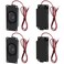 DWEII 4 PCS Speaker 3 Watt 8 Ohm Mini Speaker 8ohm 3w Loundspeaker Micro Speaker for Arduino with JSTPH20 Interface for Small Electronic Projects Advertising Machines LCD TV Monitors