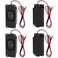 DWEII 4 PCS Speaker 3 Watt 8 Ohm Mini Speaker 8ohm 3w Loundspeaker Micro Speaker for Arduino with JSTPH20 Interface for Small Electronic Projects Advertising Machines LCD TV Monitors