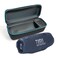 JBL Charge 6 Blue Bundle with divvi Protective Hardshell Case Black