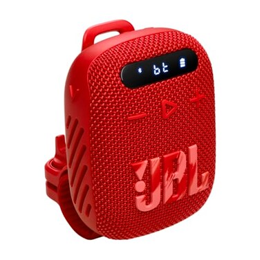 JBL Wind 3 FM Bluetooth Handlebar Speaker Red