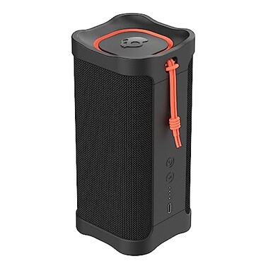 Skullcandy Terrain XL Wireless Bluetooth Speaker IPX7 Waterproof Portable Speaker 18 Hour Battery Nylon Wrist Wrap True Wireless Stereo Black