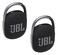 JBL 2 Pack Clip 4 Waterproof Wireless Audio Bluetooth Speaker Bundle Black