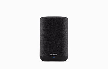 Denon Home 150 Wireless Smart Speaker Compact Design WiFi Bluetooth HEOS Builtin Alexa Builtin Siri AirPlay 2 Spotify Connect MultiRoom Support Black