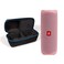 JBL Flip 5 Pink Bundle with divvi Protective Hardshell Case