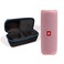 JBL Flip 5 Pink Bundle with divvi Protective Hardshell Case
