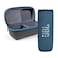 JBL Flip 6 Blue Bundle with divvi Protective Hardshell Case