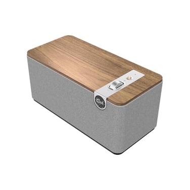 Klipsch The One Plus Premium Bluetooth Speaker System with Two 225 Full Range Drivers 45 Woofer Bluetooth 53 with Up to 40 ft of Distance Walnut