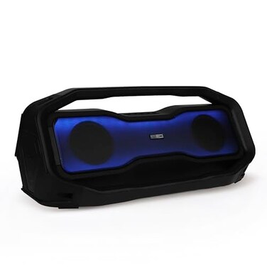 Altec Lansing Rockbox 20 Portable Bluetooth Wireless Speakers with Led Lights IP67 Waterproof and Durable for Outdoor 20 Hours Battery with App Control