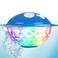 Blufree Bluetooth Pool Speaker with Colorful Light Portable Floating Pool Speaker IP68 WaterproofBuiltin Mic Floatable Crystal Clear Sound Wireless Bluetooth Hot Tub Speakers for Pools Spa Outdoor