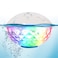 Blufree Floating Pool Speaker wColorful Lights Portable Wireless Pool Speaker Bluetooth Waterproof IP68 Builtin Mic Crystal Clear Sound Floating Hot Tub Speakers for Pools Party Outdoor White
