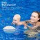 Blufree Floating Pool Speaker wColorful Lights Portable Wireless Pool Speaker Bluetooth Waterproof IP68 Builtin Mic Crystal Clear Sound Floating Hot Tub Speakers for Pools Party Outdoor White