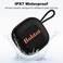 Bobtot Portable Bluetooth Speakers Wireless IPX7 Waterproof Mini Speaker with 16H Playtime Loud Stereo Sound TWS Builtin Microphone Small Size with Lanyard Black