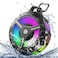 bondidea Waterproof Bluetooth Shower Speaker with Suction Cup IPX7 Bathroom Speaker 15W Loud Stereo Sound Deep Bass TWS Pairing RGB Lights Portable Speaker Gift for Men Women