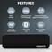 Magnavox MMA3929 Waterproof Portable Bluetooth Speaker with 360 Sound in Black