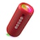 Ortizan Portable Bluetooth Speaker IPX7 Waterproof 24W Loud Sound Deep Bass Bluetooth 53 LED Lights Wireless Stereo Pairing 30H Playtime for HomeOutdoorPartyBeach Birthday Gift Red