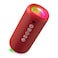 Ortizan Portable Bluetooth Speaker IPX7 Waterproof 24W Loud Sound Deep Bass Bluetooth 53 LED Lights Wireless Stereo Pairing 30H Playtime for HomeOutdoorPartyBeach Birthday Gift Red