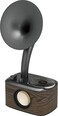Sangean CP100 AMFM Retro Gramophone Radio with Bluetooth Speaker and AuxInput Walnut