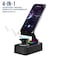 voijump Cell Phone Stand with Wireless Bluetooth Speaker LED AntiSlip Base HD Surround SoundPerfect for HomeOutdoor with Bluetooth Speaker for Desk Compatible with iPhoneipadAndroidGifts for Men Women