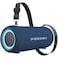 Passau Portable Bluetooth Speakers 40W Peak Loud Stereo Sound Passive RadiatorsDeep Bass All Day Playtime Adjustable Strap BT53 IPX5 Wireless Speaker RGB Lights for Indoor OutdoorBlue
