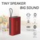 PEICHENG Speaker Portable Wireless Bluetooth Speakers Waterproof Loud Stereo Sound with RGB Lights TWS Long Playtime for HomePartyOutdoor Electronic Gadgets1PCS Red
