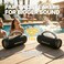 Rockville RPBD3 30W Portable Bluetooth Speaker Water Resistant TWS Pairing LED Lights Long Battery Life Perfect for Parties and Outdoor Adventures