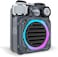 Muzen Cyber Cube Bluetooth Speaker Bluetooth 50 Portable Speaker with Fidget Spinner Crystal Clear Sound with RGB LED Light Wireless Speaker Waterproof Speakers for Indoor Outdoor