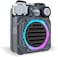 Muzen Cyber Cube Bluetooth Speaker Bluetooth 50 Portable Speaker with Fidget Spinner Crystal Clear Sound with RGB LED Light Wireless Speaker Waterproof Speakers for Indoor Outdoor